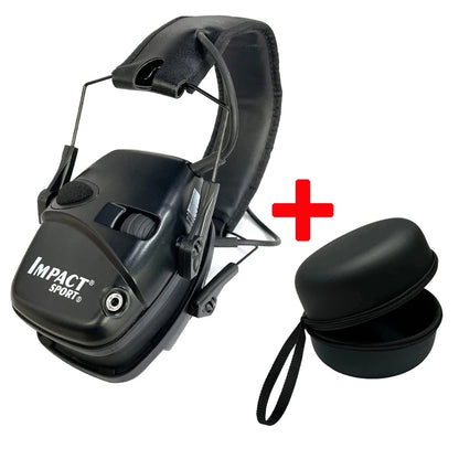 SALE!Earmuffs Active Headphones with Case for Shooting Electronic Hearing protection Headset Noise Reduction hunting headphone