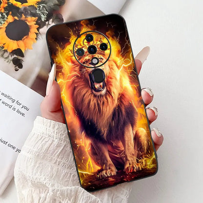 6.8'' For Tecno Spark6 KE7 Back Cover For Techno Spark 6 Case Shockproof Luxury Cute Cartoon Funny Cool Silicone Bumper Funda