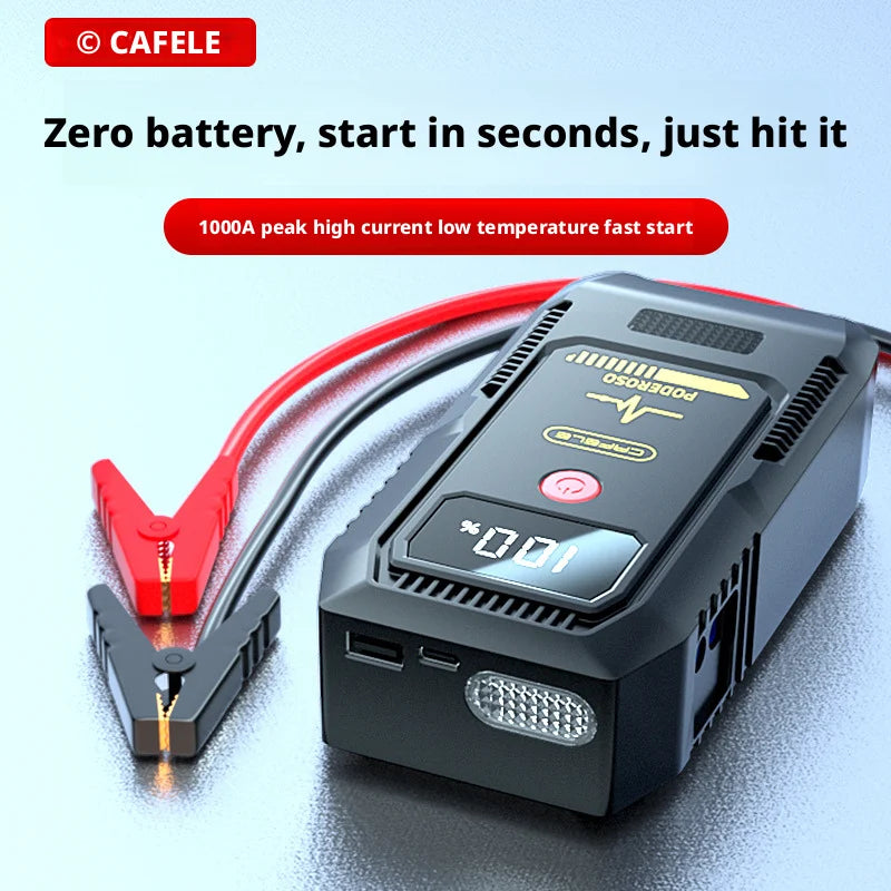 Jump Starter Power Bank 1000A 12V Portable Car Battery Starter Emergency AUTO Booster Starting Device Jump Start