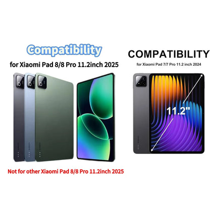 Case for Xiaomi Pad 7 /8 11.2" Bluetooth keyboard case for Xiaomi Pad 7/8 Pro 11.2 " Wireless Bluetooth Removable keyboard Case