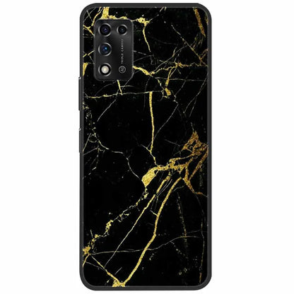 For ZTE Libero 5G II Case Marble Soft Silicone Protective Back Covers for ZTE Libero 5G III A202ZT 2022 5GIII Flower Coque TPU