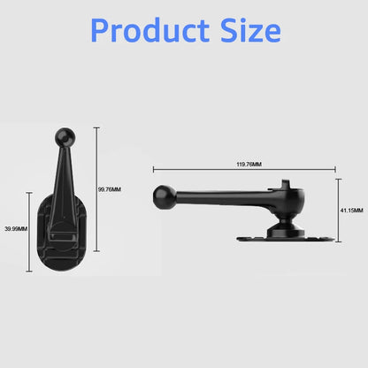 Car Cell Phone Holder Base 17mm Ball Head Base for Car Dashboard Phone Mount 360° Rotation  Car Phone Bracket Accessories