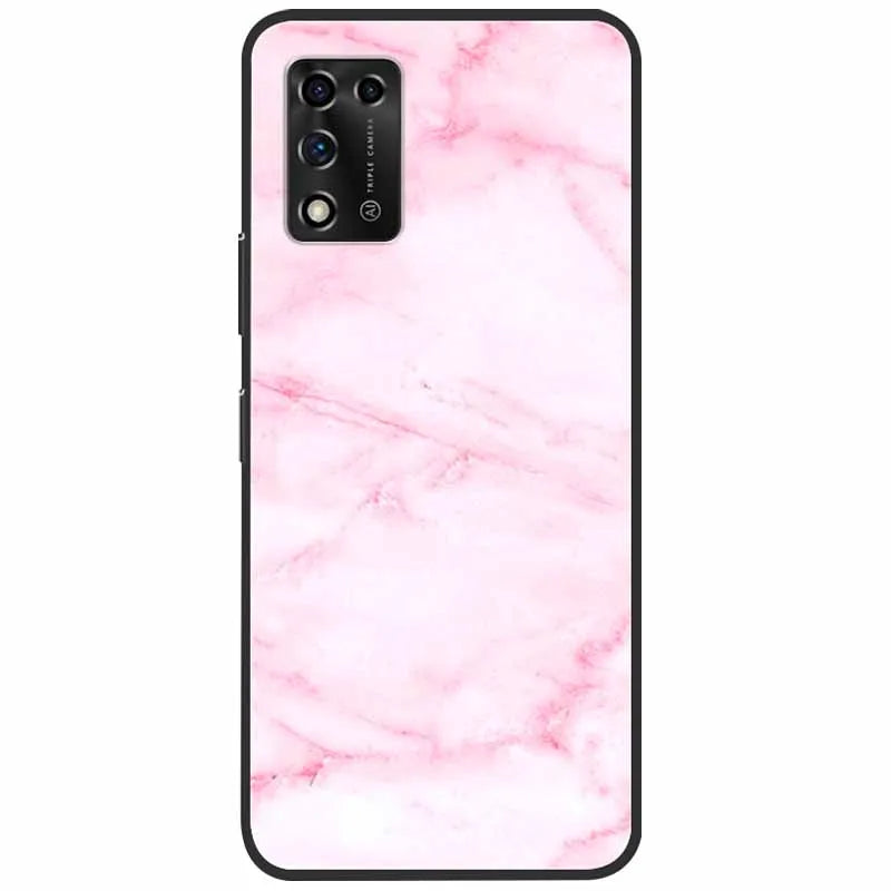 For ZTE Libero 5G II Case Marble Soft Silicone Protective Back Covers for ZTE Libero 5G III A202ZT 2022 5GIII Flower Coque TPU