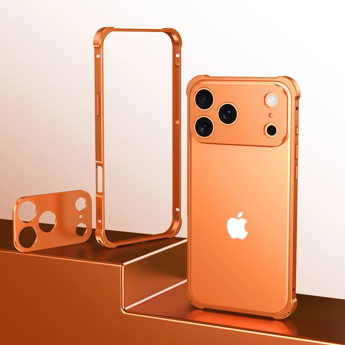Metal Alloy Lens Protect Frame Phone Case For iPhone 17 Air 16 15 14 13 12 Pro Max Plus Four Corners Anti-drop Shockproof Bumper