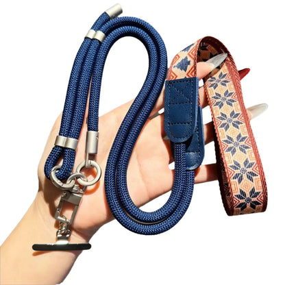Universal Adjustable Phone Strap 360 Degree Rotation Metal Hook Crossbody Necklace Strap Anti Loss Phone Lanyard for Phone Case