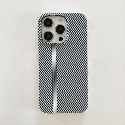 Racing Sports Car Carbon Fiber lines Phone Case for iPhone 12 13 Mini 11 14 15 16 17 Pro Max Air Track 17ProMax PC Cover Funda