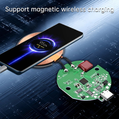 5W~15W Adaptive Wireless Charging Module Rapid Charger with Charge Protection Type-C Interface DIY Phone Wireless Charger