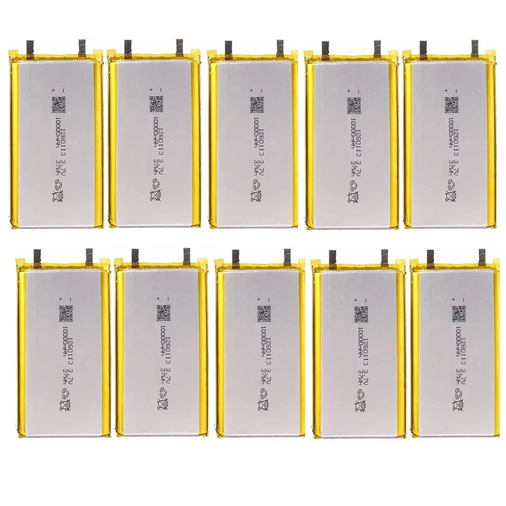 High Qulity 3.7V 10000mAH 1260110 Polymer lithium ion Li-ion Rechargeable battery for TOY POWER BANK GPS Table E-book Batteries