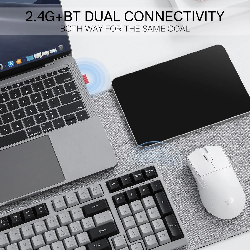 2.4G BT Wireless Computer 98 Keys Slim