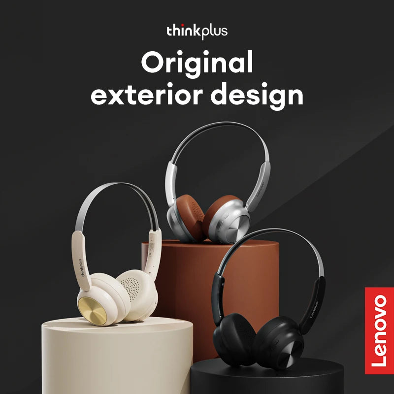 Original Lenovo TH66 Wireless Earbuds Bluetooth 5.4 HiFi Sound Headphones Noise Reduction Gaming Earphones Deep Bass Headsets