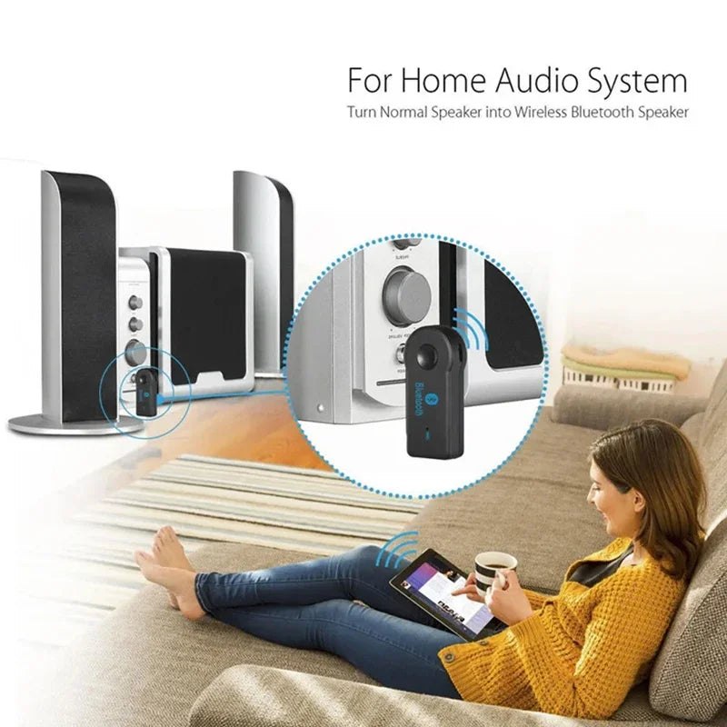2 in 1 wireless Bluetooth 5.0 receiver 3.5mm jack for car music audio aux A2DP headphone transmitter adapter reciever handsfree