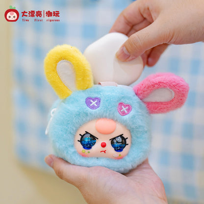 Baby Three Blind Box Of Storage Poucches Series Plush Earphone Bag Backpack Wallet Pendant Decor Make Up Bag Mystery Box Gifts