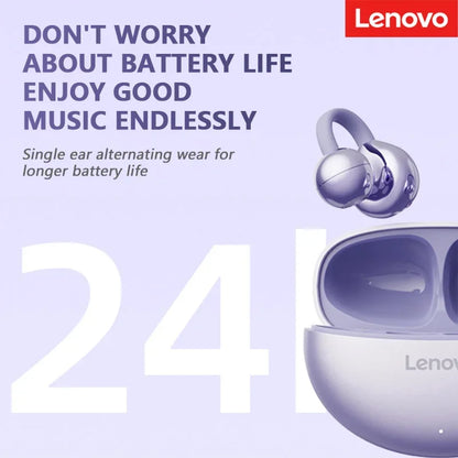Lenovo TA410 Wireless Bluetooth 5.4 Earphones TWS Panoramic Sound Effects Ultra Long Battry Life Headphones Comfortable To Wear