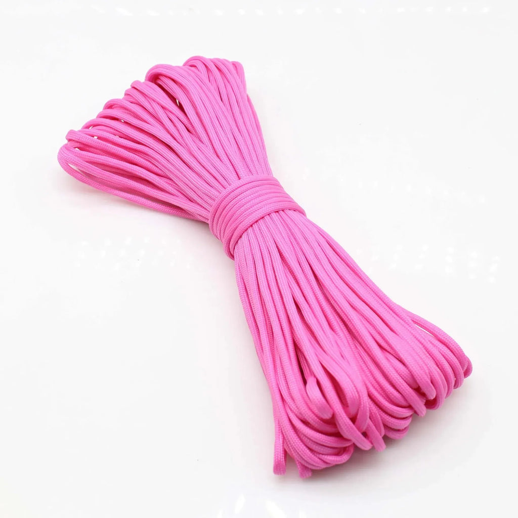 30M Paracord Outdoor Camping, Survival Lanyard, Parachute Rope, Walking Tent Accessories