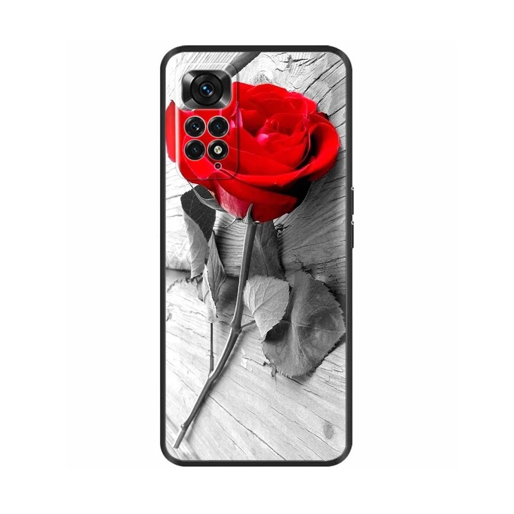 For Xiaomi Redmi Note 11 Pro Case Soft TPU Silicone Phone Back Cover Para For Xiaomi Redmi Note 11s Note11 Note 11Pro 11 s Cases