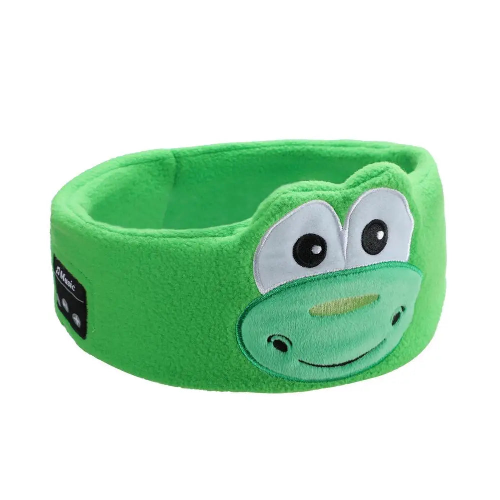 Bluetooth Music Headband Bluetooth V5.0 Chip Animal Bluetooth Wireless Headphones Kids Headband Thin Mask Speaker Sleep K6A9