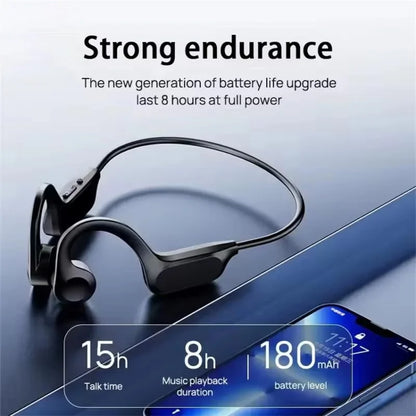 X7 Air-conduction Bluetooth Headphones V5.3 With Memory Card Slot Digital Display Over-ear Sports Headphones 2026 NEW
