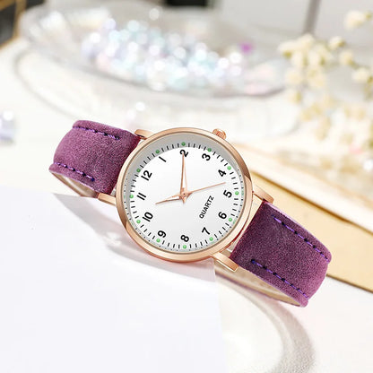 Fashion Watch For Women Leather Belt Watches Ladies Luxury Analog Quartz Luminous Wristwatch Clock Relogio Feminino