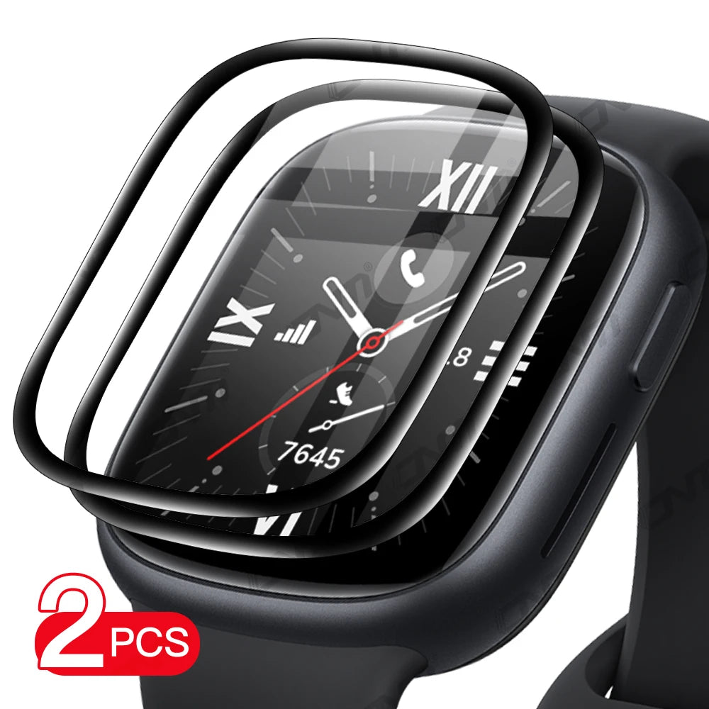 20D Screen Protector for Honor Watch 4 Flexible Soft Anti-scratch Protective Film Honor Watch4 Full Coverage Film Accessories