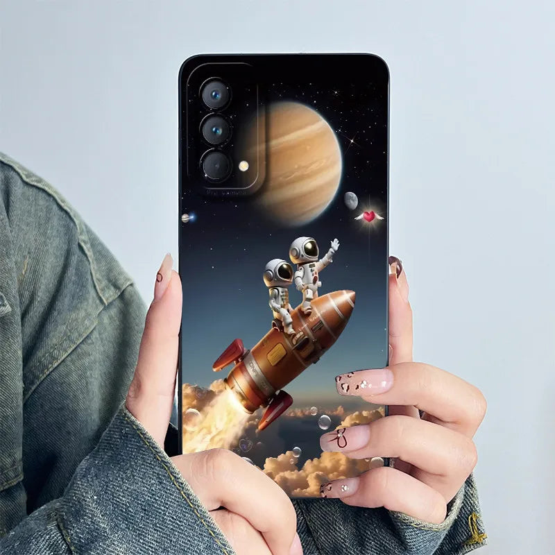 For Realme GT Master Phone Case GTmaster Edition RMX3363 RMX3360 Casing Soft Silicone Sweet Painted Fashion Flower Printed Cover
