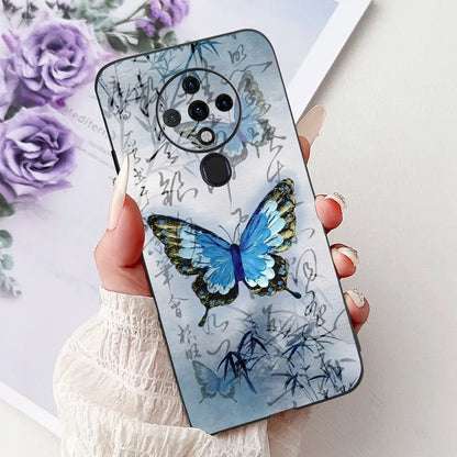 6.8'' For Tecno Spark6 KE7 Back Cover For Techno Spark 6 Case Shockproof Luxury Cute Cartoon Funny Cool Silicone Bumper Funda