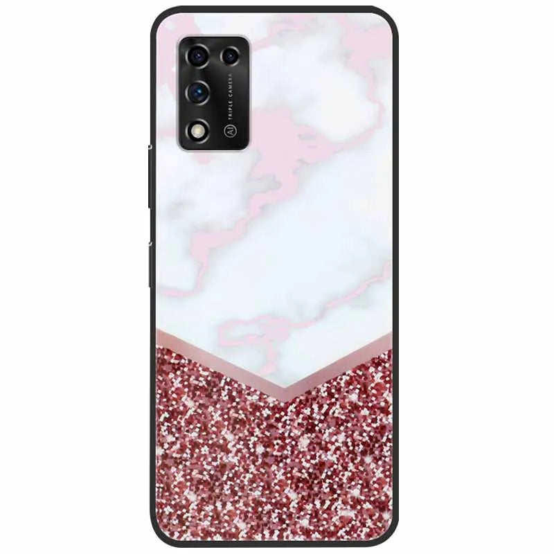 For ZTE Libero 5G II Case Marble Soft Silicone Protective Back Covers for ZTE Libero 5G III A202ZT 2022 5GIII Flower Coque TPU