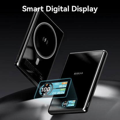 KUULAA Magnetic Power Bank 10000mAh Qi2 PD20W Portable Charger Wireless External Battery for iPhone17 16 15 14 Pro Max Powerbank