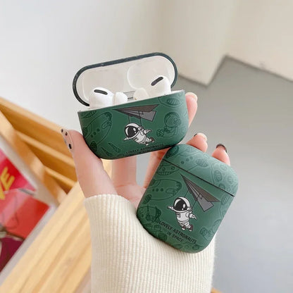 Astronaut Space Moon Soft Earphone Case for Airpods 4 2024 Pro 3 2 1 Headphone Cover for Air Pods Pro2 Pro3 Generation Custodia