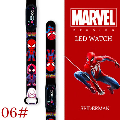 New Spiderman Kid's Watches Men Sport Wristband Bracelet Waterproof Children Digital Watch Boys LED Clock relogio montre