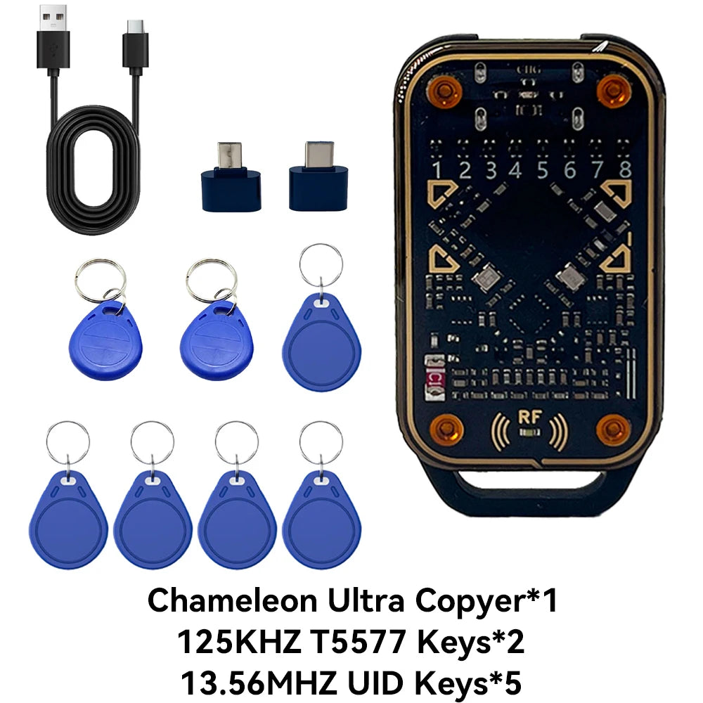 New Chameleon Ultra Contactless Smart Card Emulator Compatible with NFC Read Writer RFID Smart Chip ID IC Reader Tag Copyer