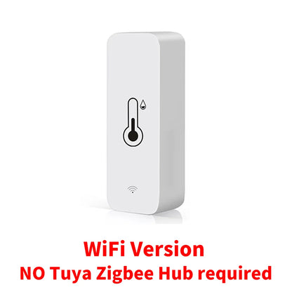 Tuya WiFi Temperature and Humidity Sensor With External Probe Sensor APP Remote Control WorkWith SmartLife Yandex Alexa