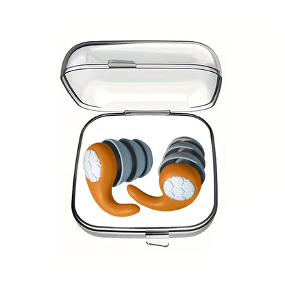 Silicone Sleeping Ear Plugs Three-Layer Noise Reduction Waterproof Earplug Professional Soundproof Earplug Earplugs For Swimming