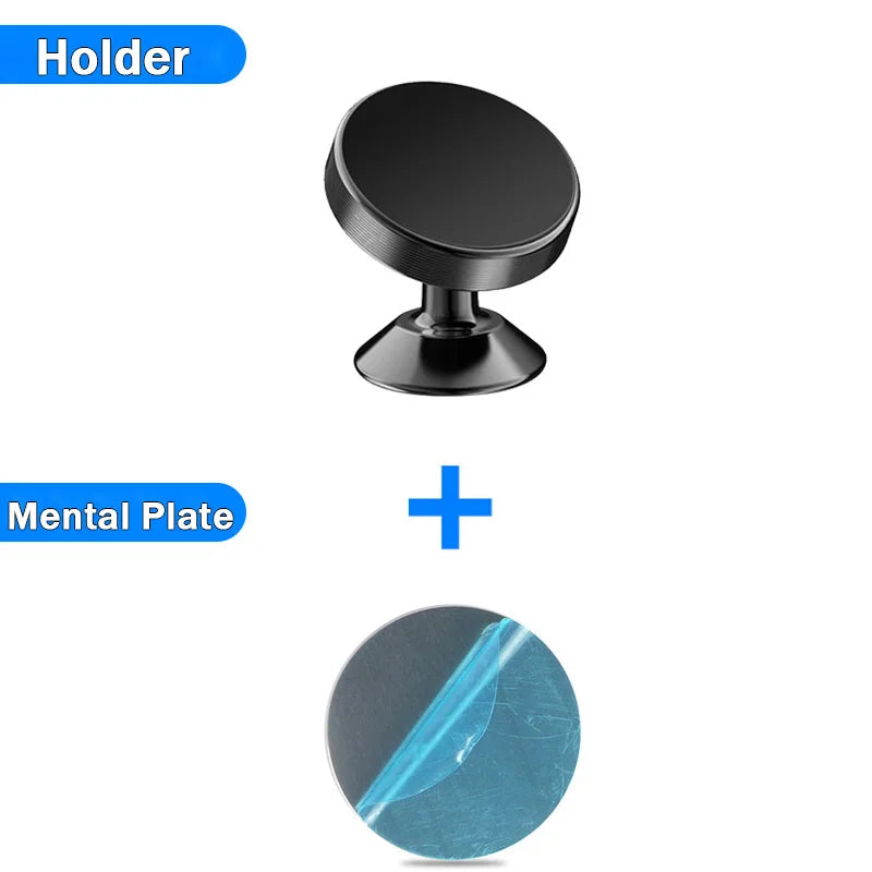Magnetic Car Phone Holder Universal Magnet Phone Mount in Car Mobile Cellphone Stand for iPhone Xiaomi Samsung Redmi