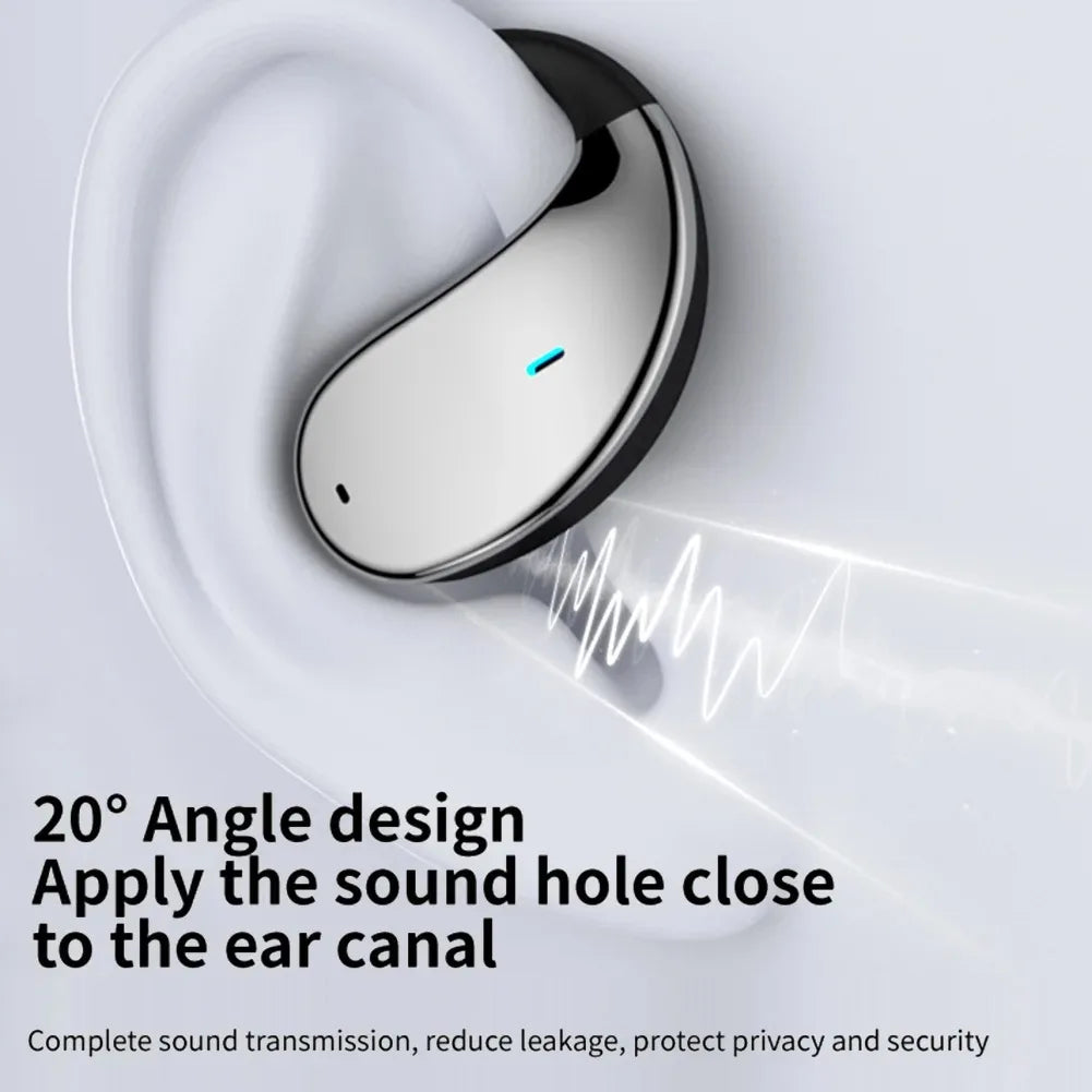 Bluetooth 5.4 AI Translation Earphones Real Time Support 144 Language Wireless Ear-hook Headsets HiFi Noise Reduction Headphones