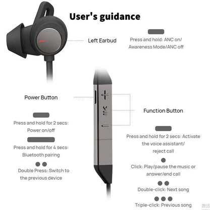 Original Huawei Freelace Pro Headphones Wireless Bluetooth 5.0 Earphones Active Noise Cancellation Earbuds Neckband Hifi Headset