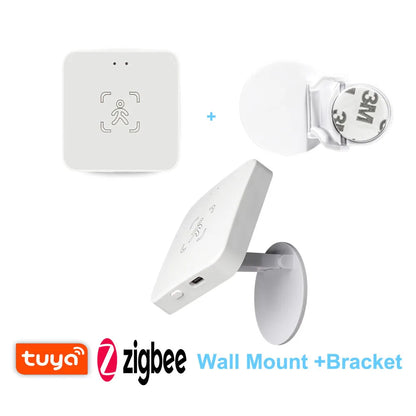 Tuya WiFi / Zigbee Human Presence Detector 24G,Luminance/Distance Detection, Smart Human Body PIR Sensor Support Home Assistant