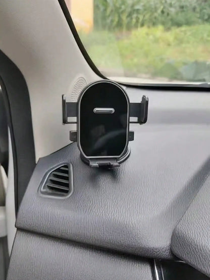 360° Rotating Dashboard Car Phone Holder - Suction Cup Base, Auto Lock, Shockproof, Universal Navigation Mount