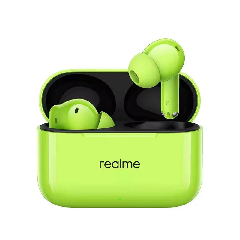 Original Realme Buds T200 32dB Active Noise Cancellation TWS Earphone True Wireless Earbuds Bluetooth 5.4 50 Hour Battery