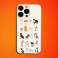 Pet Puppy Dog Cute Phone Case For iPhone 16,15,14,13,12,11 Plus,Pro,Max,XR,XS,X,Plus,SE,Mini Transparent Soft Cover