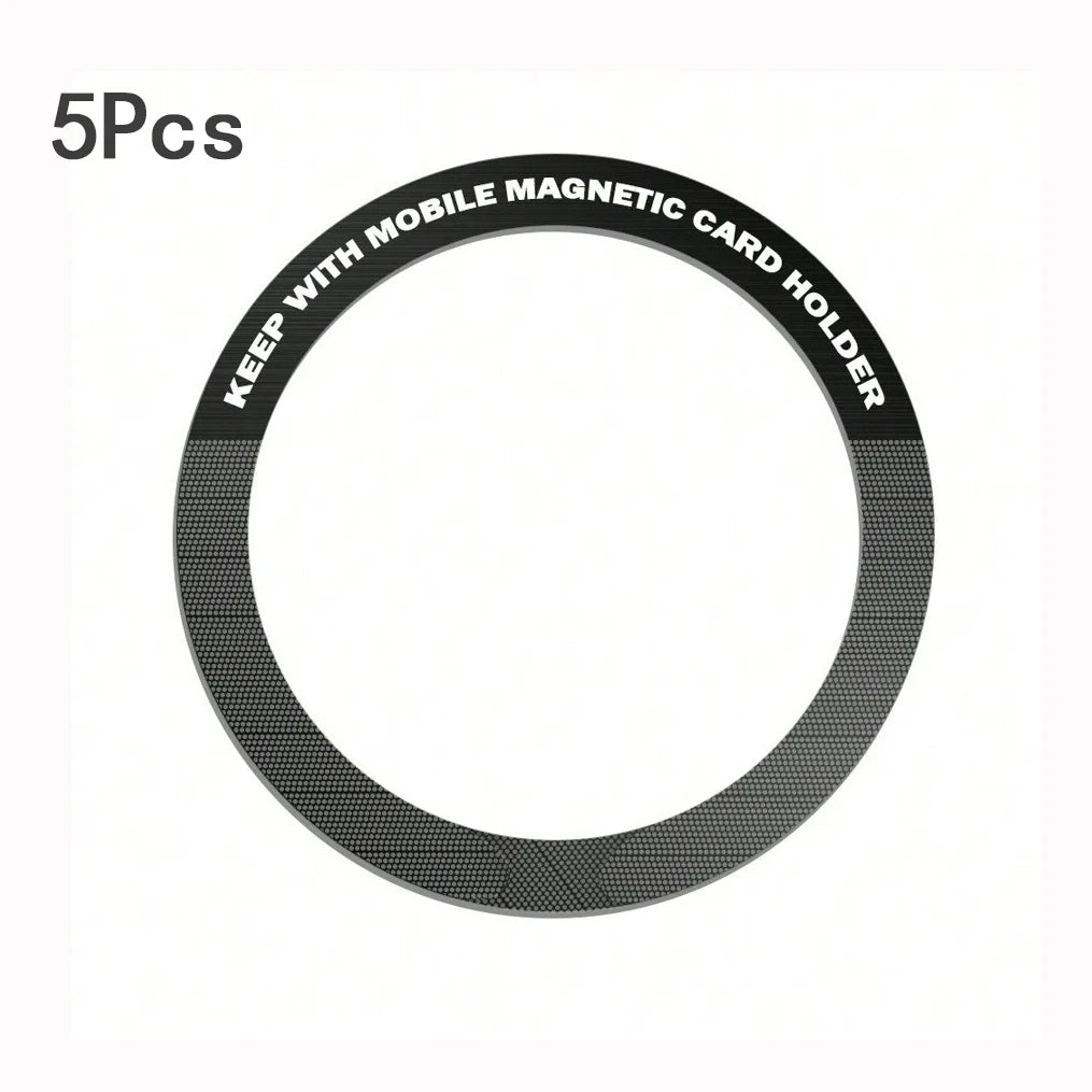 Magnetic Metal Plate Ring Wireless Charger Iron Sheet Sticker Car Phone Holder Compatible With All Phone Magnet Sheet