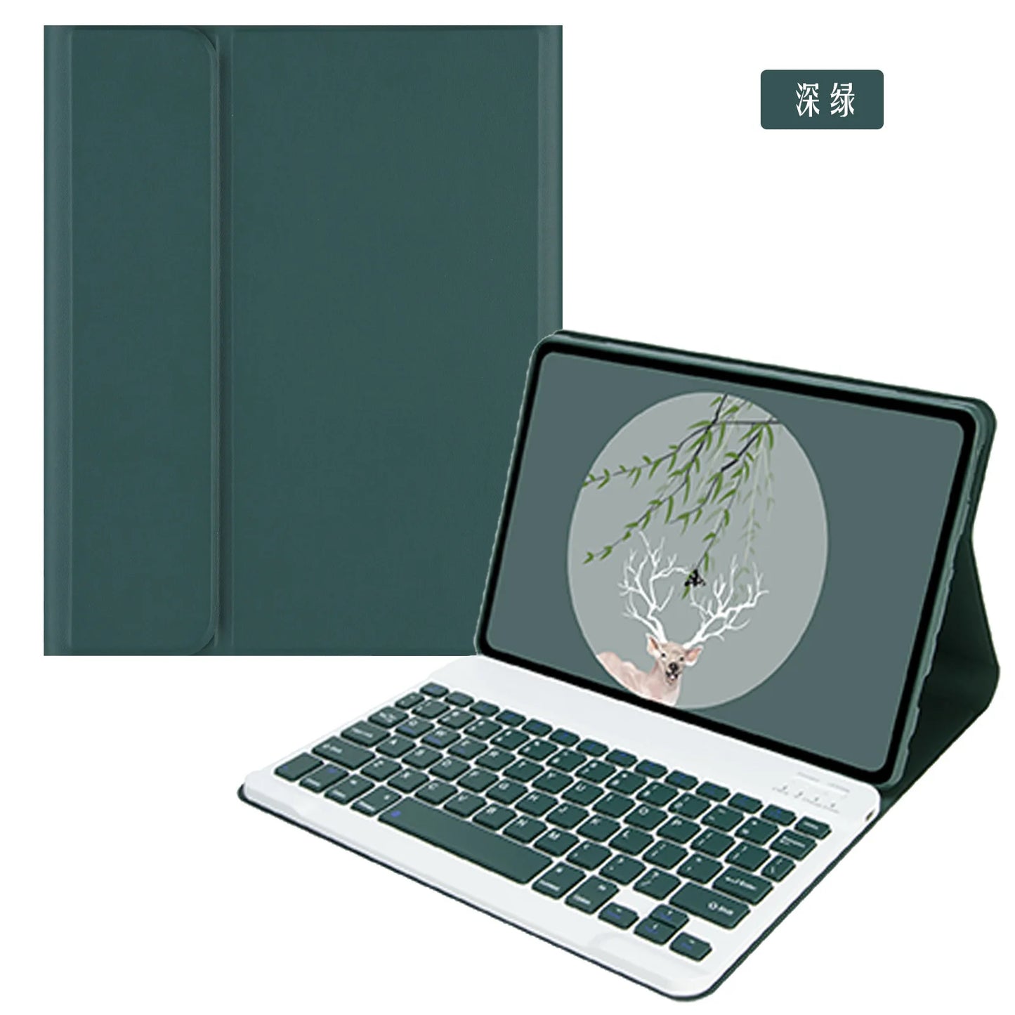 For Xiaomi Redmi Pad 2 Pro 12.1" 2025 Case with Keyboard,Detachable Wireless Keyboard+Tablet Cover Redmi Pad 2 Pro 12.1 Funda