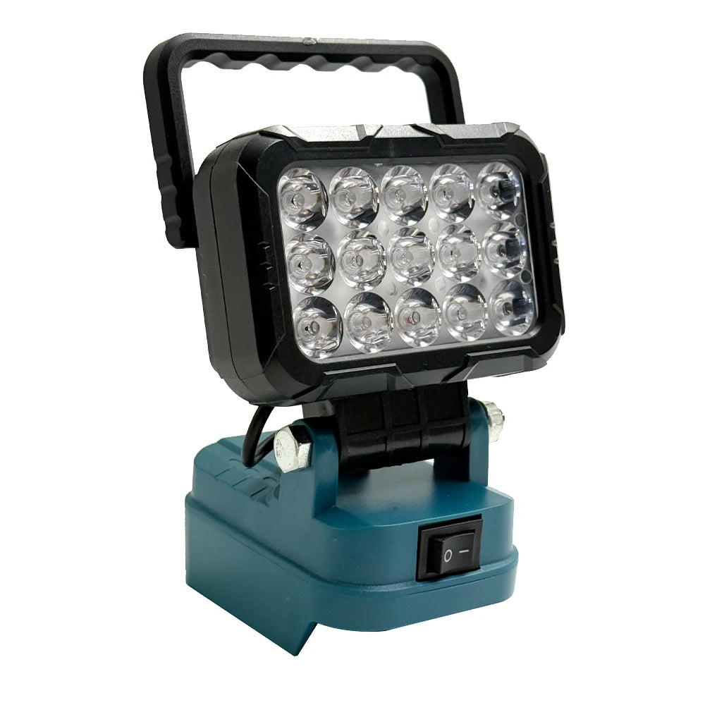 Power Tool Parts for Makita  BL1830 18V Lithium Battery LED Work Lights Lamp Hand Lantern Spotlight Camping Emergency Lighting