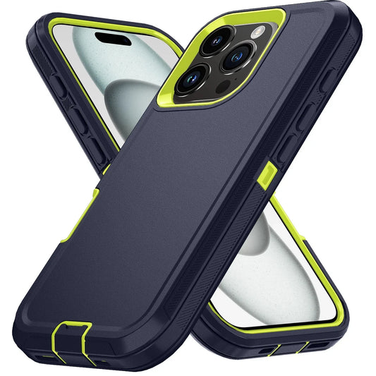 Otter Armor Box Shockproof Defender Phone Case for Iphone 16 11 12 13 14 15 17 Pro Max XSMAX 7 8 16E Hard Back Cover with Clip