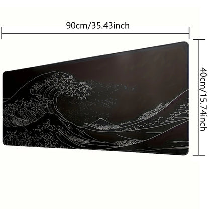 1PC Large Mouse Pads For Desk, Gaming Mouse Pad, Mouse Pad with Stitched Edges and Non-Slip Rubber Base, Extended Mouse Pad