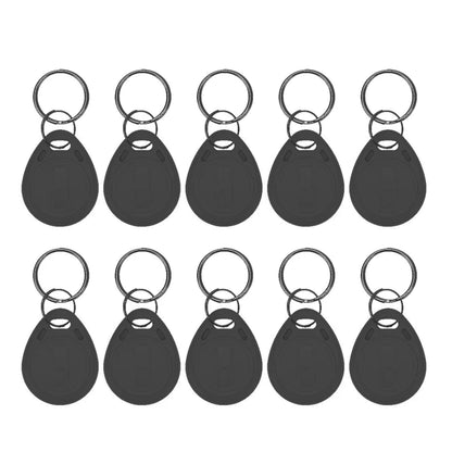 5YOA 10pcs 125KHz T5577 Keyfobs Rewritable Duplicate Tag 5200 Proximity Copy Access Card ID Token Ring RFID Cloner Keychain