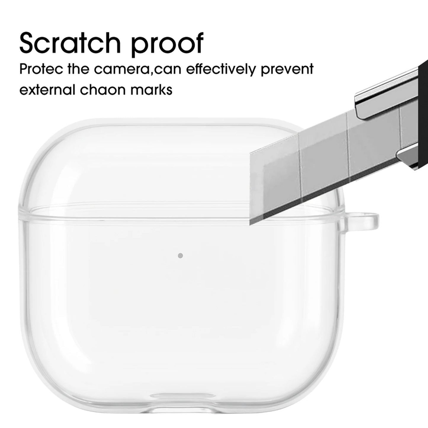 Frosted Transparent Earphone Case For Airpods 4 Generation Clear Soft TPU Bluetooth Headphone Protector Cover For Airpods 4