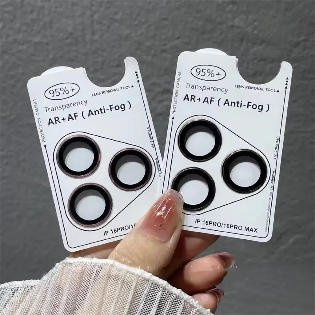 1Pc AR+AF Camera Lens Ring Glass For IPhone 15 16 Pro Max 16pro 15plus Lens Screen Protector Tempered Glass For IPhone 16pro Max