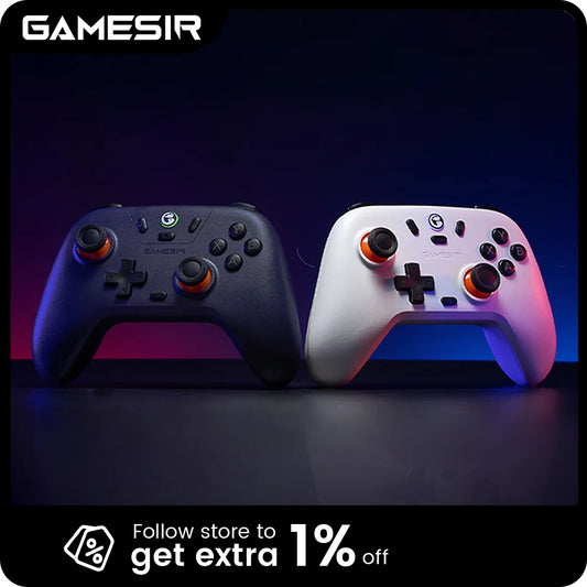 GameSir Wireless Switch Controller Nova Lite Bluetooth Gamepad with Hall Effect for Nintendo Switch iPhone Android Phone PC