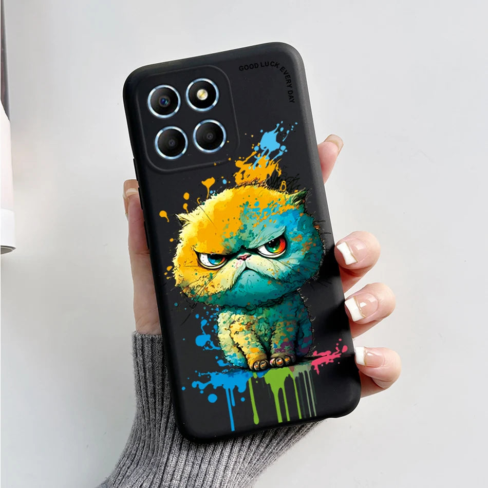 For Honor X6 5G Case VNE-LX1 VNE-LX2 VNE-LX3 Phone Cover Popular Astronaut Soft Funda For Honor X8 TFY-LX1 HonorX8 Bumper Coque
