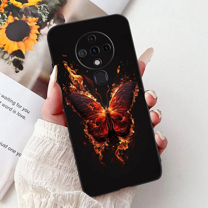 6.8'' For Tecno Spark6 KE7 Back Cover For Techno Spark 6 Case Shockproof Luxury Cute Cartoon Funny Cool Silicone Bumper Funda